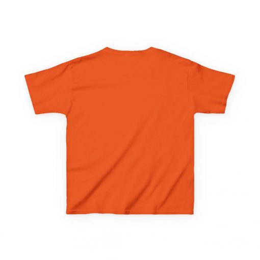 Orange Stylish Kids Tee, Trendy Kids Cotton Shirt, Perfect for Playdates, Birthdays, Everyday Wear, Gift for Young Trendsetters - Image 2