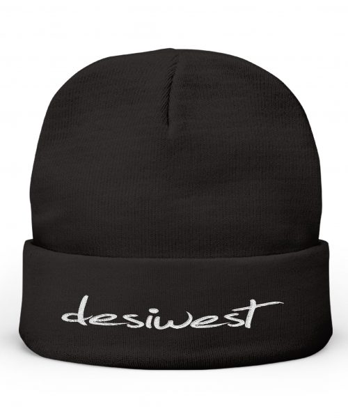 Stylish Embroidered Knit Beanie - Casual Winter Hat, Great for Outdoor Adventures, Gifts, Fashion Accessory, Hipster Beanie
