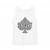 Unisex Tank Top with Spade Design, Casual Wear, Summer Essential, Gift for Gamers, Adjustable Fit, Stylish & Comfortable