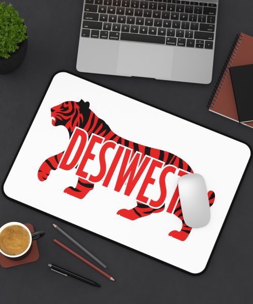 Desiwest Tiger Desk Mat | Gamer Mouse Pad, Office Decor, Unique Gift, Tiger Lover, Functional Art
