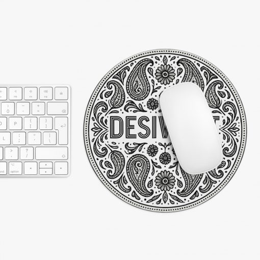 Stylish Mouse Pad with 'desiwest' Design, Desk Accessory, Office Decor, Gift for Tech Lovers, Custom Gaming Mouse Pad, Personalized [...] - Image 3