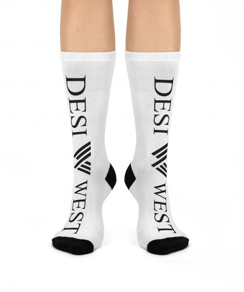 Trendy Cushioned Crew Socks | Stylish Comfort, Gift for Friends, Casual Wear, Daily Use, Fashion Statement