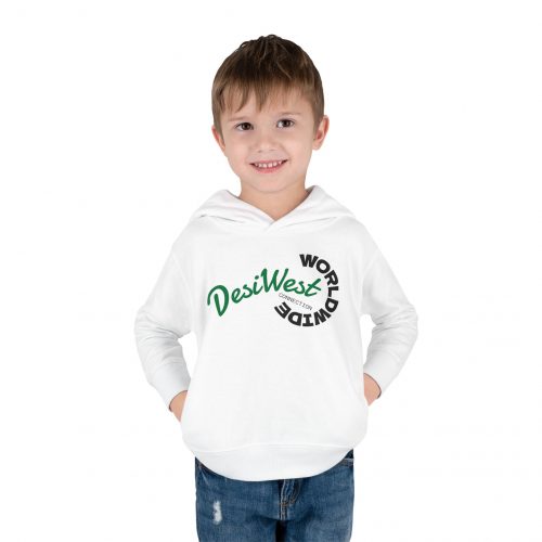Stylish Toddler Hoodie with Bold 'DESIWEST 77' Design, Cozy Pullover Fleece for Kids, Perfect Gift for Birthdays and Special Occasions - Image 2