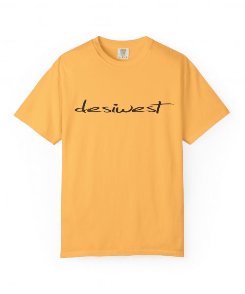 Alternative view of Citrus Orange DesiWest Tee