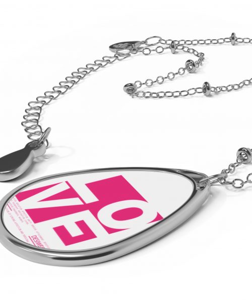 Love Oval Necklace for Her