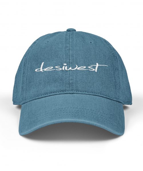 DesiWest Denim Embroidery Hat