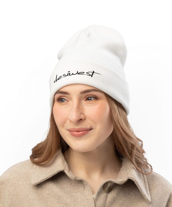 Alternative view of Classic White DesiWest Beanie