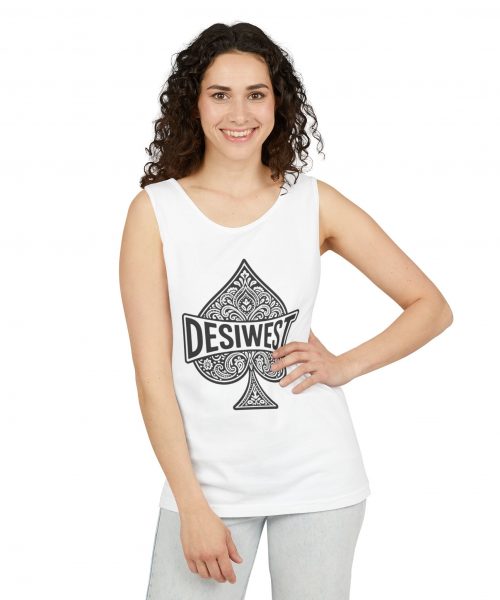 Alternative view of Unisex Tank Top Spade